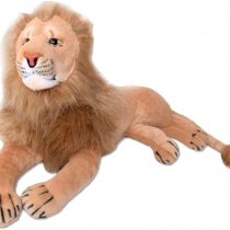 TE-Trend XL Decor Lion Big Cat Cuddly Toy Children Stuffed 70cm Stuffed Toy Braun