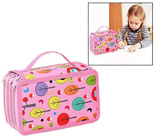 OFKPO 72 Slots School Pencil Case Super Large Capacity Multi-layer Pencil Bag for Color Pen, Watercolor Pens, Makeup Brush And more - Image 2