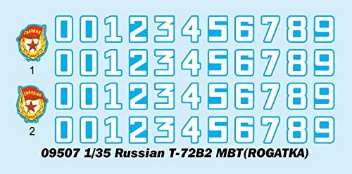 Trumpeter 1/35 759507 T 72B2 MBT model kit - Image 3