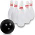NOVELTY PLACE Giant Inflatable Bowling Set for Kids & Adults, One 14 Inches Ball with Six 22 Inches Pins