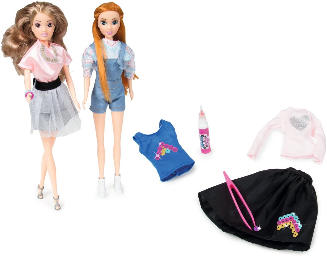Simba- Maggie and White Set of Fashion Doll with Accessories,