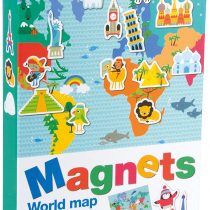 Apli kids Magnetic Game World Map