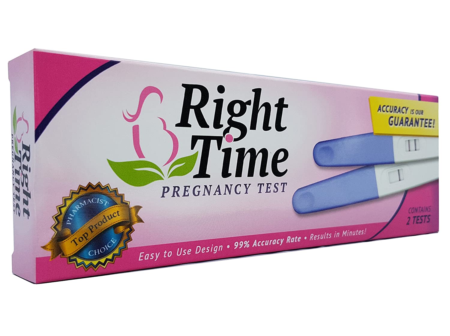 Right Time RTPK2 Prank Joke Pregnancy Test Kit, Always Turns Positive