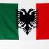 AZ FLAG Arbereshe people Flag 3' x 5' for a pole - Italo-Albanians flags 90 x 150 cm - Banner 3x5 ft with hole