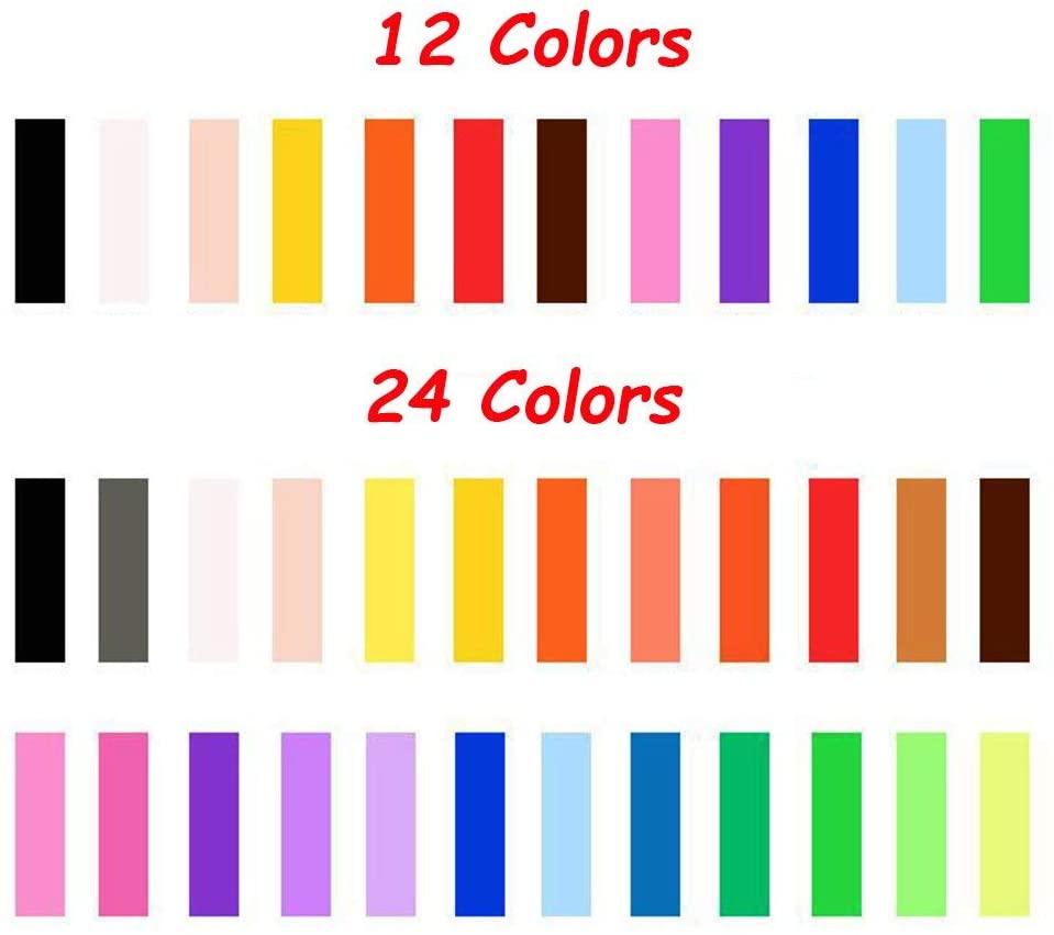 QMAY 24 Colors Air Dry Clay, Magic Clay Ultra Light Modelling Clay Non Toxic, Creative Art DIY Crafts for Kids Boys & Girls - Image 4