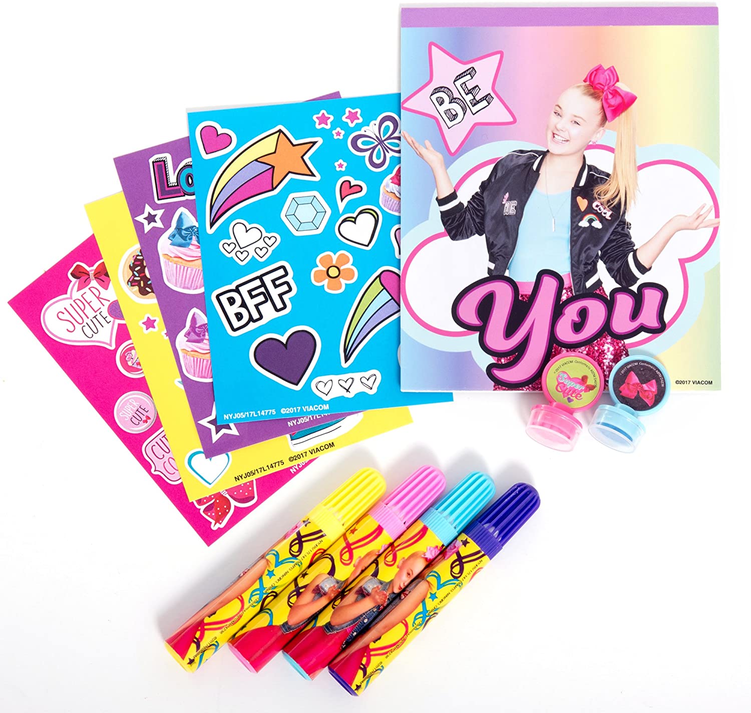 Jojo Siwa Art Activity Backpack Set, On The Go Coloring Travel Art