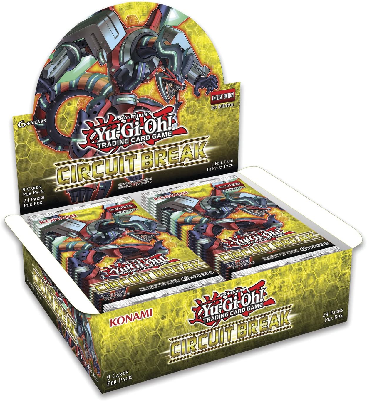 Yu-Gi-Oh! KON546840 Circuit Break Box of 24 Booster Packs