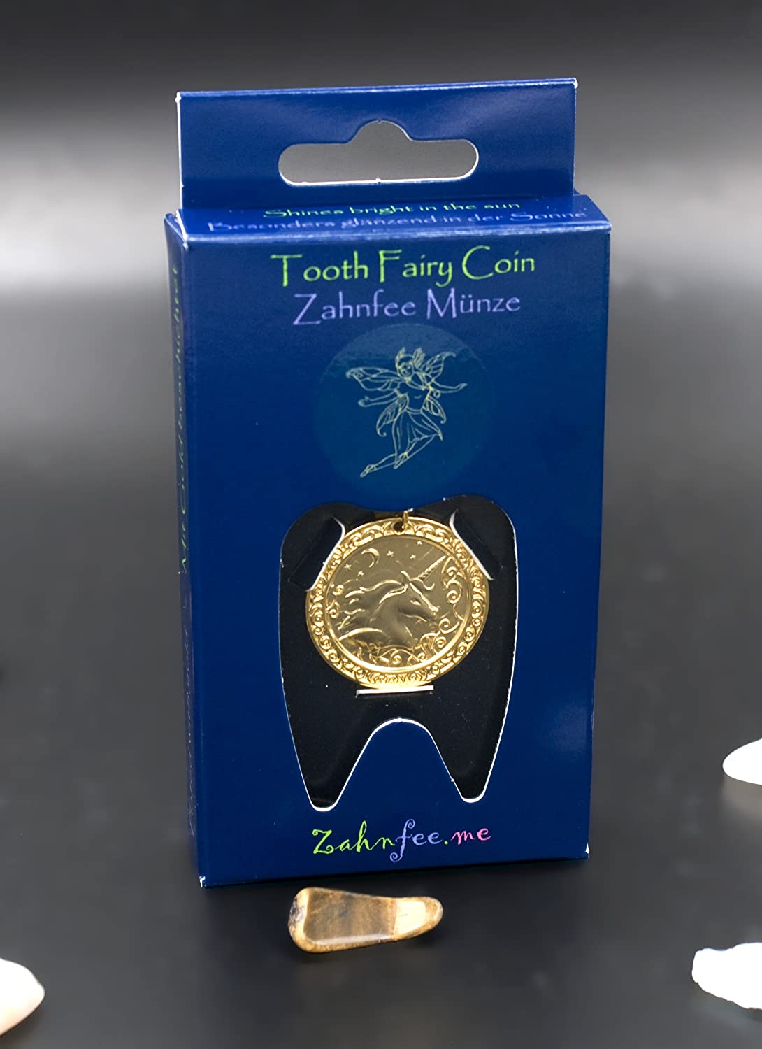 Zahnfee Tooth Fairy Coin Unicorn, Gold Plated, 29. Limited Edition