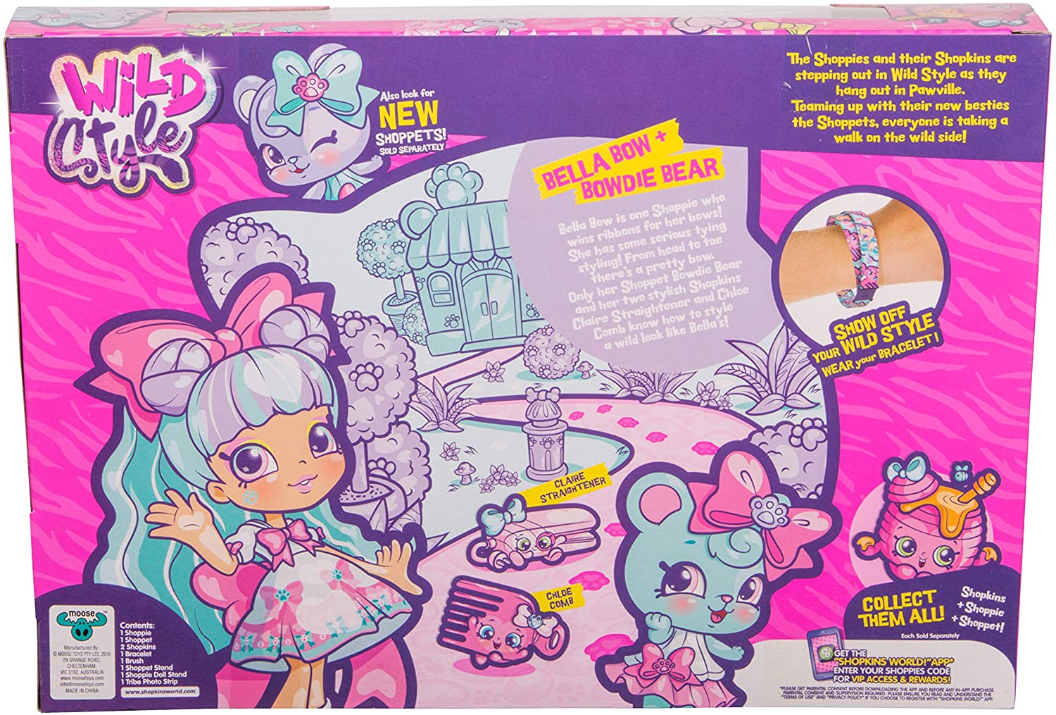 Shopkins Season 9 Wild Style Shoppies Bella Bow Toptoy 9866