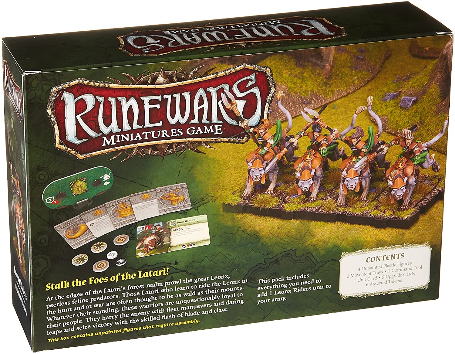 Fantasy Flight Games FFGRWM17 Leonx Riders Expansion Pack: Runewars ...