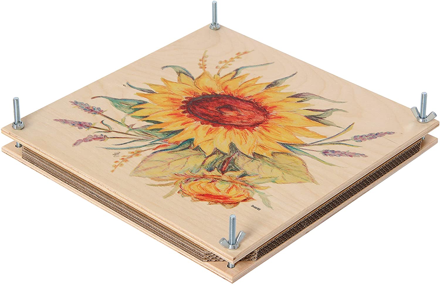 Bartl 111558 Giant Flower Press 30 x 30 cm made from wood