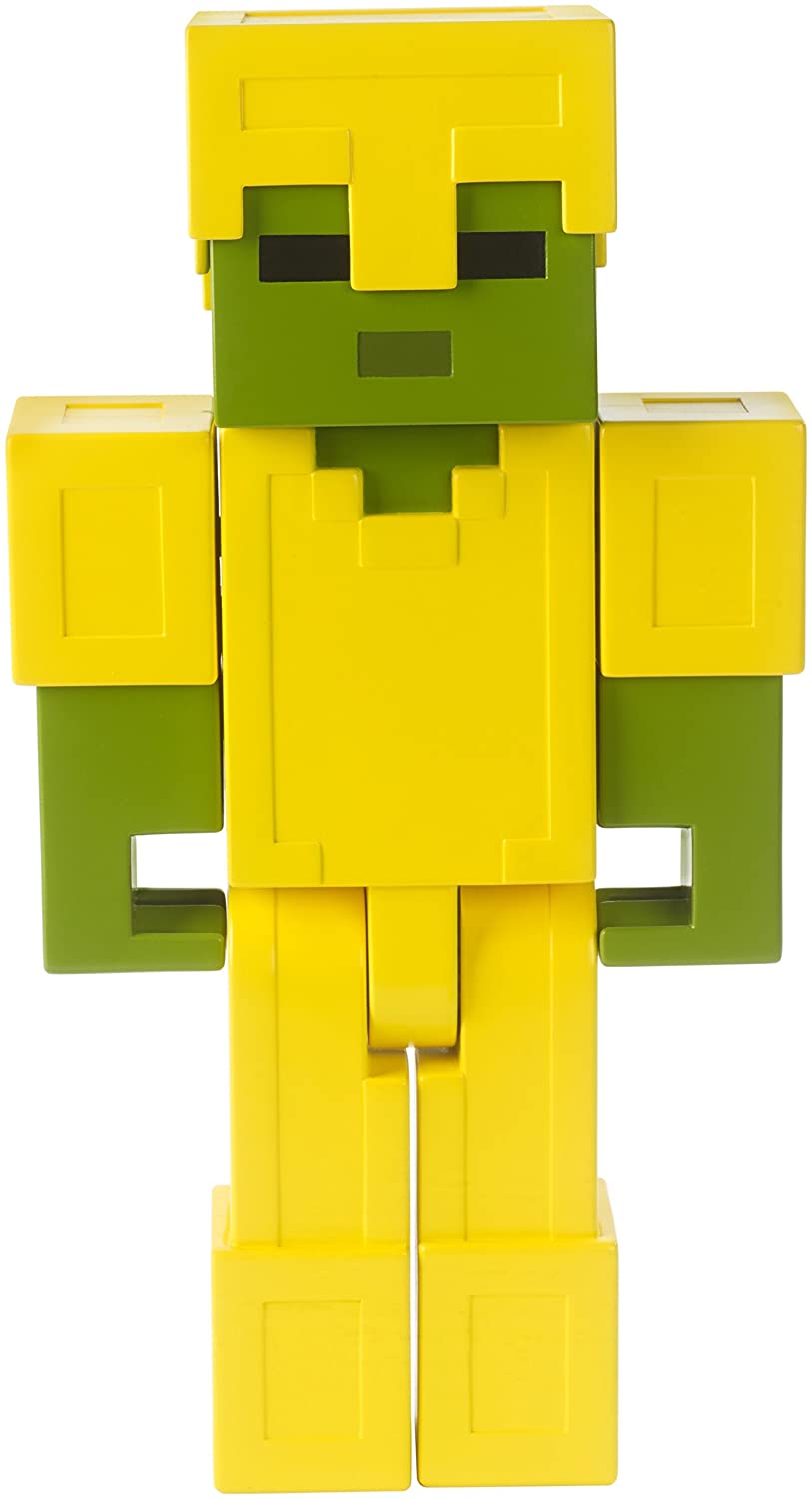 Mattel Minecraft Large Scale Armored Zombie Action Figure TopToy