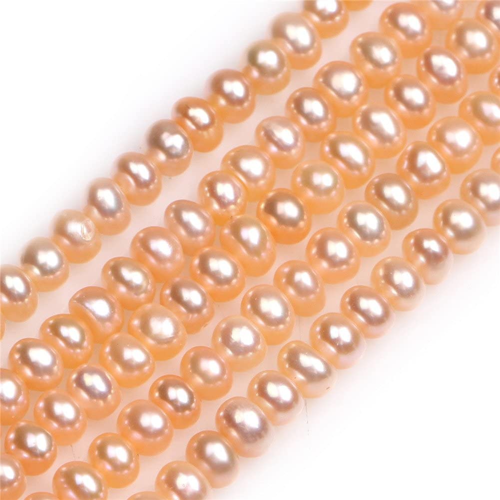 Sweet & Happy Girl's Store: Filo Di Perle In Pietra Naturale Freeform (38cm) Per Creazione Gioielli Fai-da-te - 2