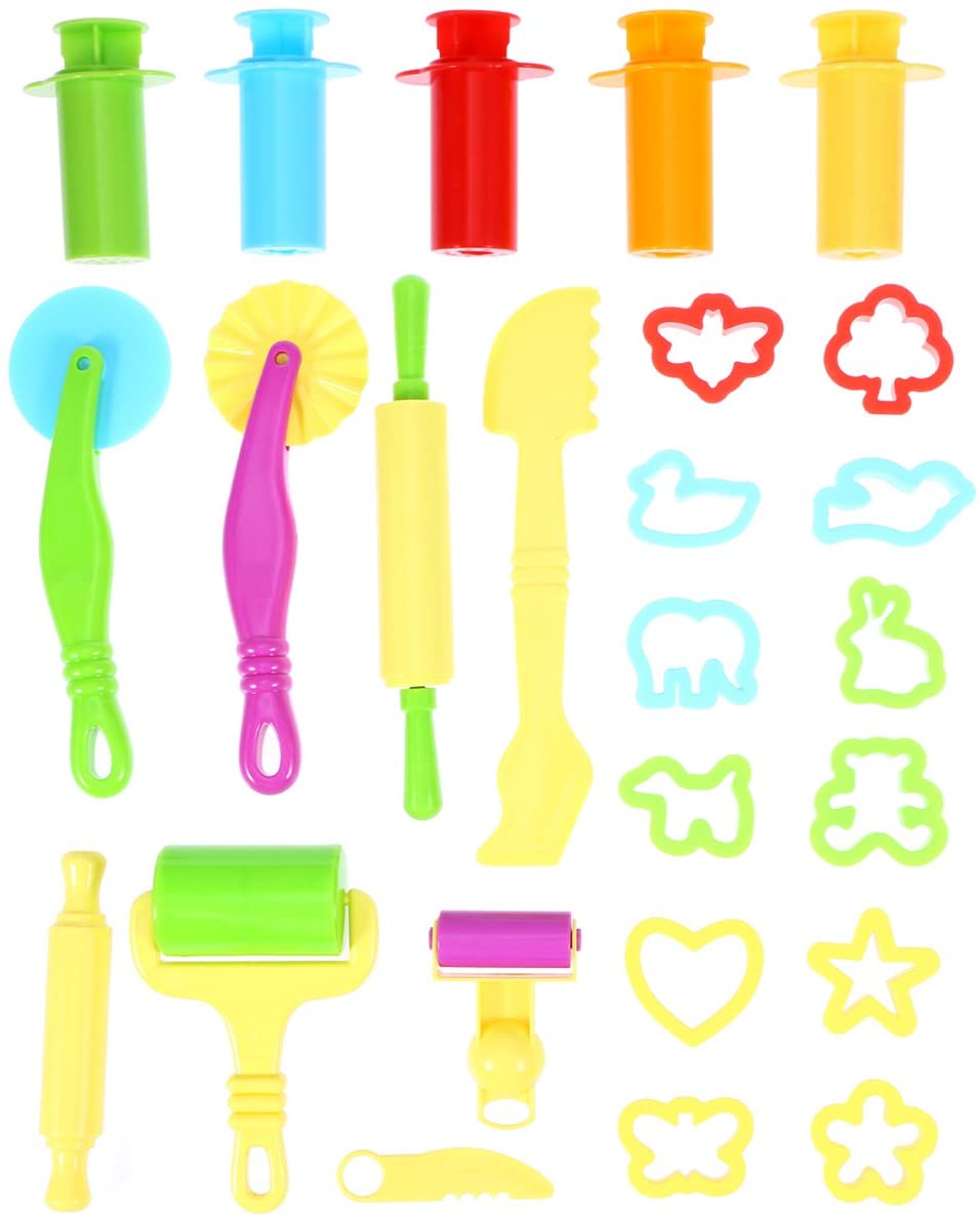 Play Doh Sets, ULTNICE Play Doh Shapes Cutters and Tools Playdoh Sets ...