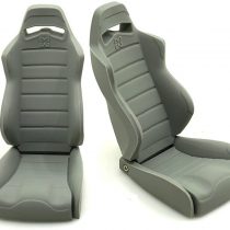 1/10 RC Car Accessories Rubber Simulation High Back Seat Chairs for 1/10 Axial Wraith 90018 RC Crawler Car Pack of 2