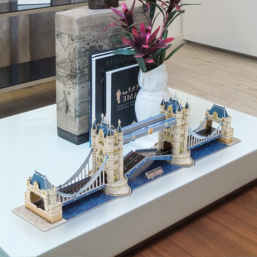 CubicFun 3D Puzzles for Kids Adults National Geographic Tower Bridge UK London 