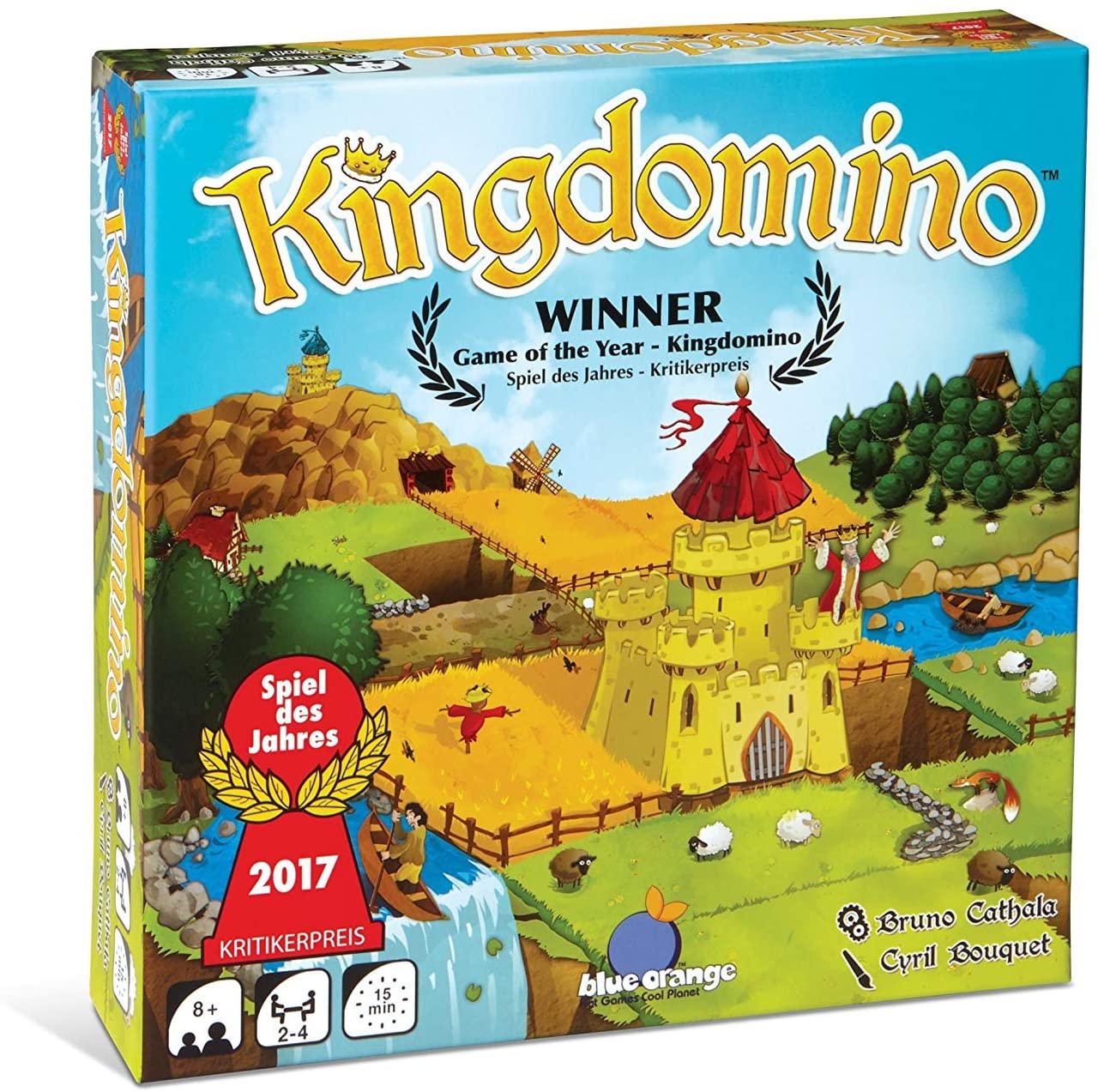 Kingdomino Bruno Cathala Board & Strategy Game Published By Blue Orange ...