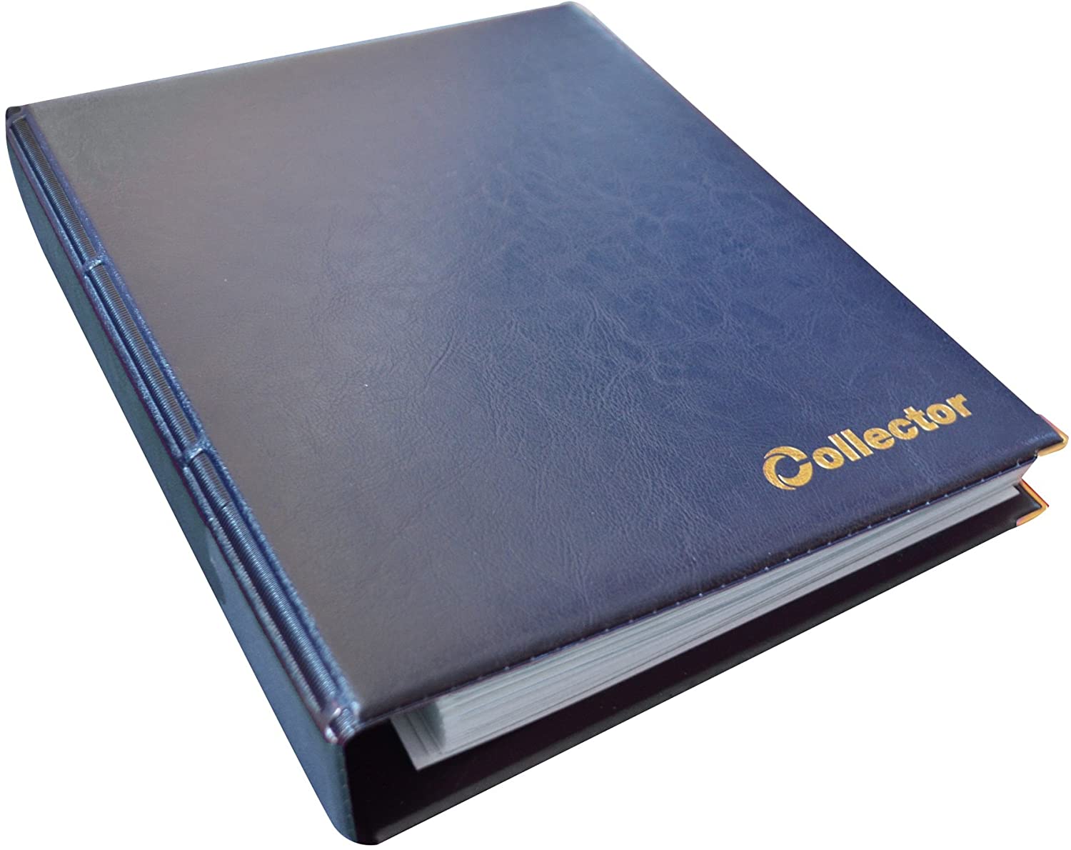 Collector Banknotes Album Folder Book Notes Banknote with 15 Pages and 15 Dividers - Very Big Capacity - BLUE