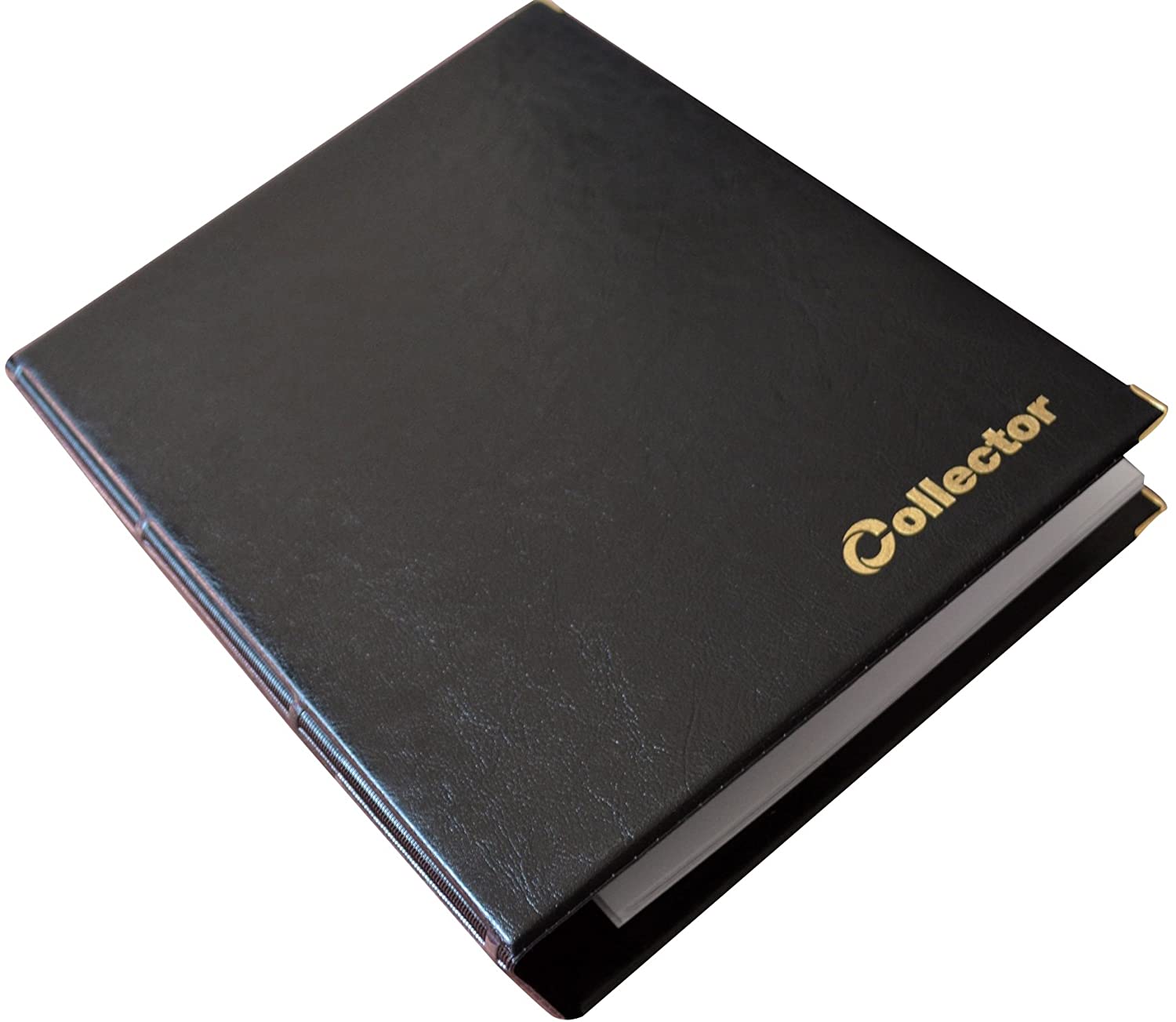 Collector Banknotes Album Folder Book Notes Banknote with 15 Pages and 15 Dividers - Very Big Capacity - BLACK