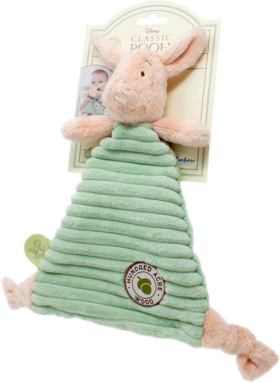 Rainbow Designs DN1476 Piglet-Hundred Acre Wood-Baby Comfort Blanket Winnie The Pooh & Friends - Image 2