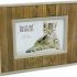 Lovely Shabby Rustic Cat Photo Frame - Meow 4" x 6"