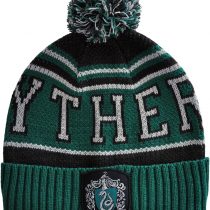 Harry Potter Beanie Slytherin Sigil with Bobble by Elbenwald Green
