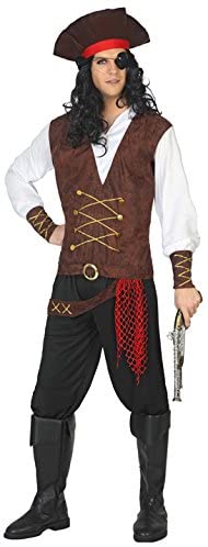 ATOSA 38664 Costume Pirate Man XL Brown-Carnival – TopToy
