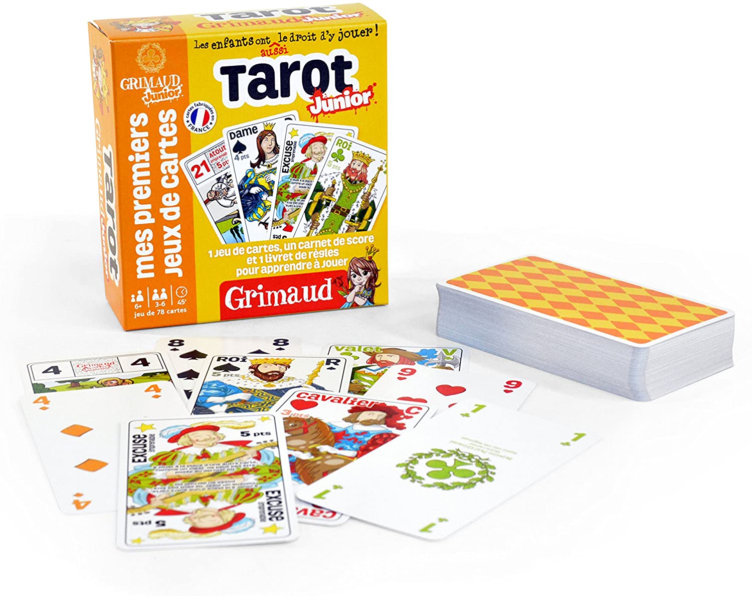 GRIMAUD - Jeu De Tarot Aux Armes d'Epinal 78 Cartes Cartonnées