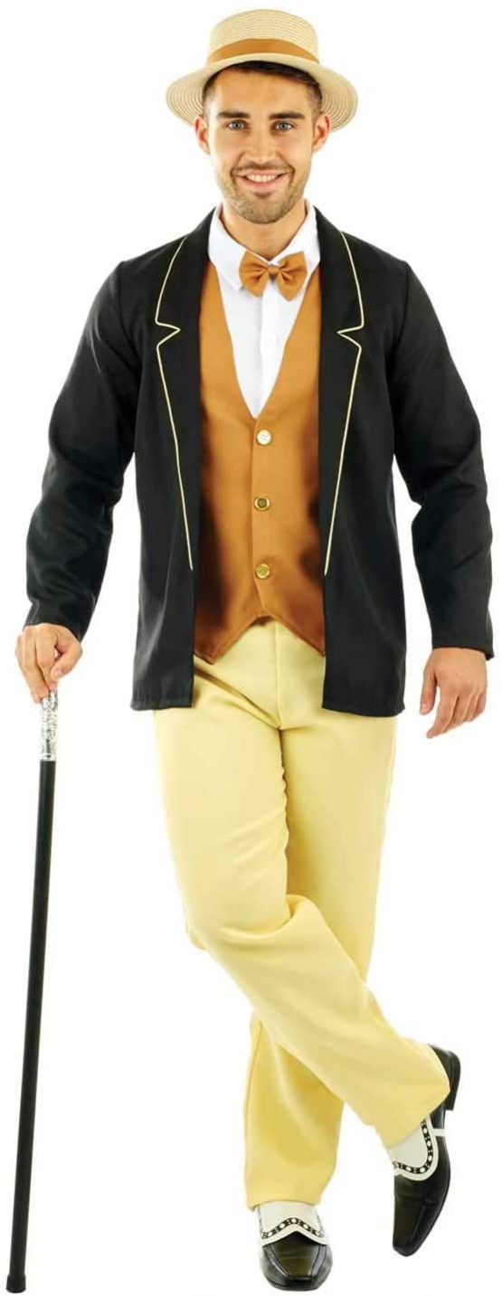 Fun Shack Mens 20s Costumes Adults 1920s Decades Great Gatsby Gentleman