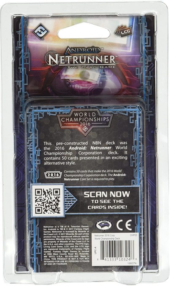 Android Netrunner The Card Game 2016 World Champion Corp Deck TopToy