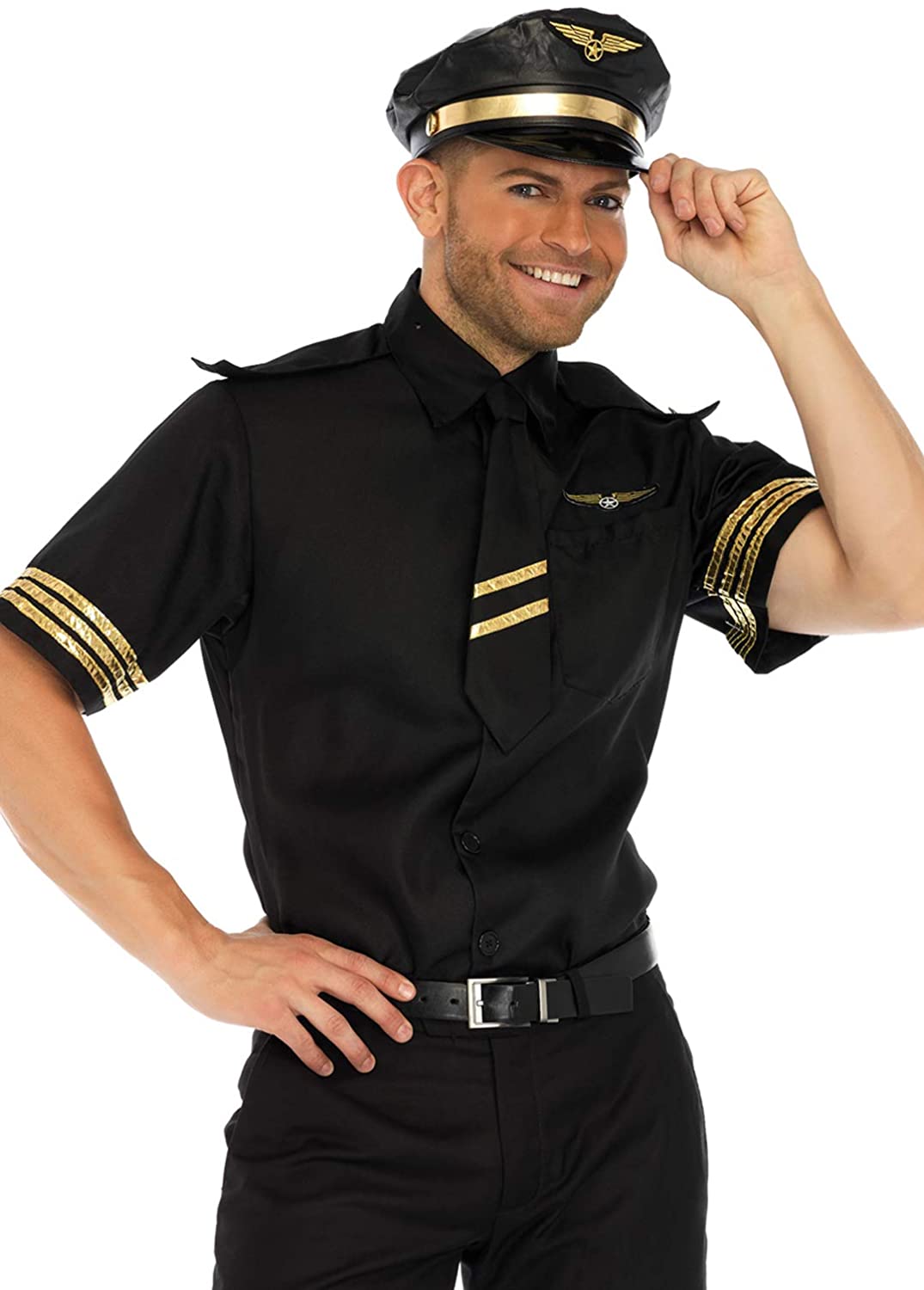 Leg Avenue flight captain fancy dress costume – TopToy