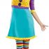 Womens Clown Costume Adults Fun Party Circus Carnival Dress Outfit
