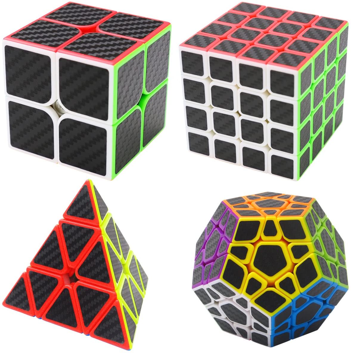 Coolzon  Magic Puzzle Cube  Speed  Cubes  4 Pack 2x2x2 