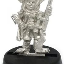 Stonehaven Gnome Long Gunner Female Miniature Figure for 28mm Table top Wargames - Made in USA
