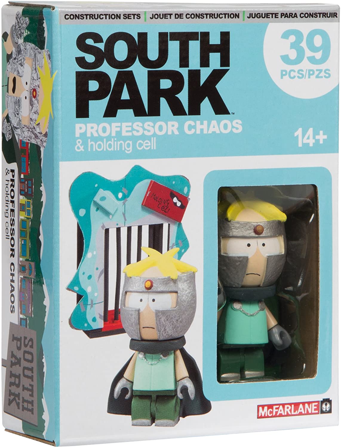 McFarlane Toys South Park "Professor Chaos" Butters with Holding Cell Micro Construction Set Playset - Image 2