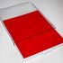 Prophila coin box gray 48 round compartments for 1 Cent until 2 &euro;uro, red insert