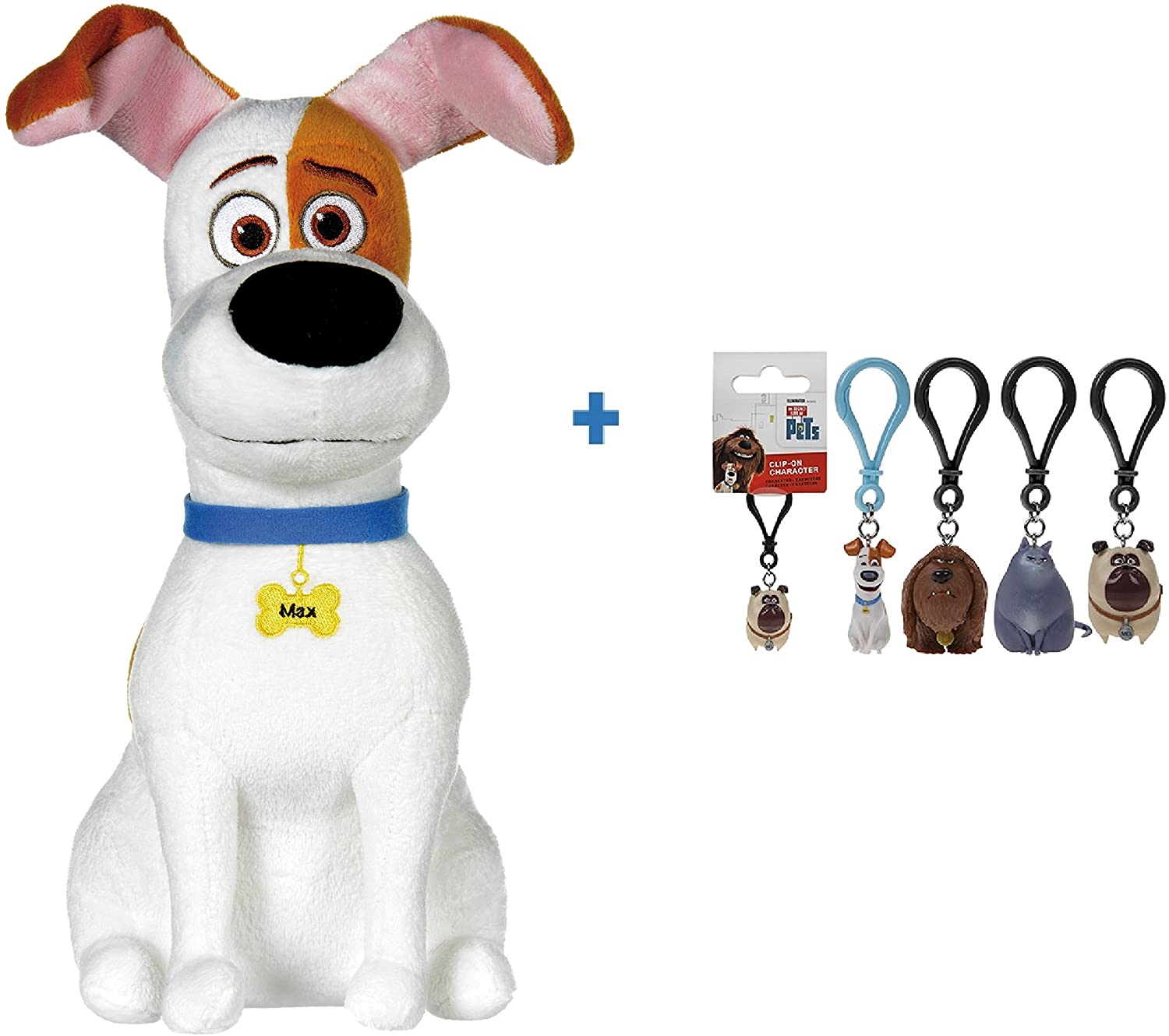 Secret Life of Pets The Plush Toy character Max, white dog with