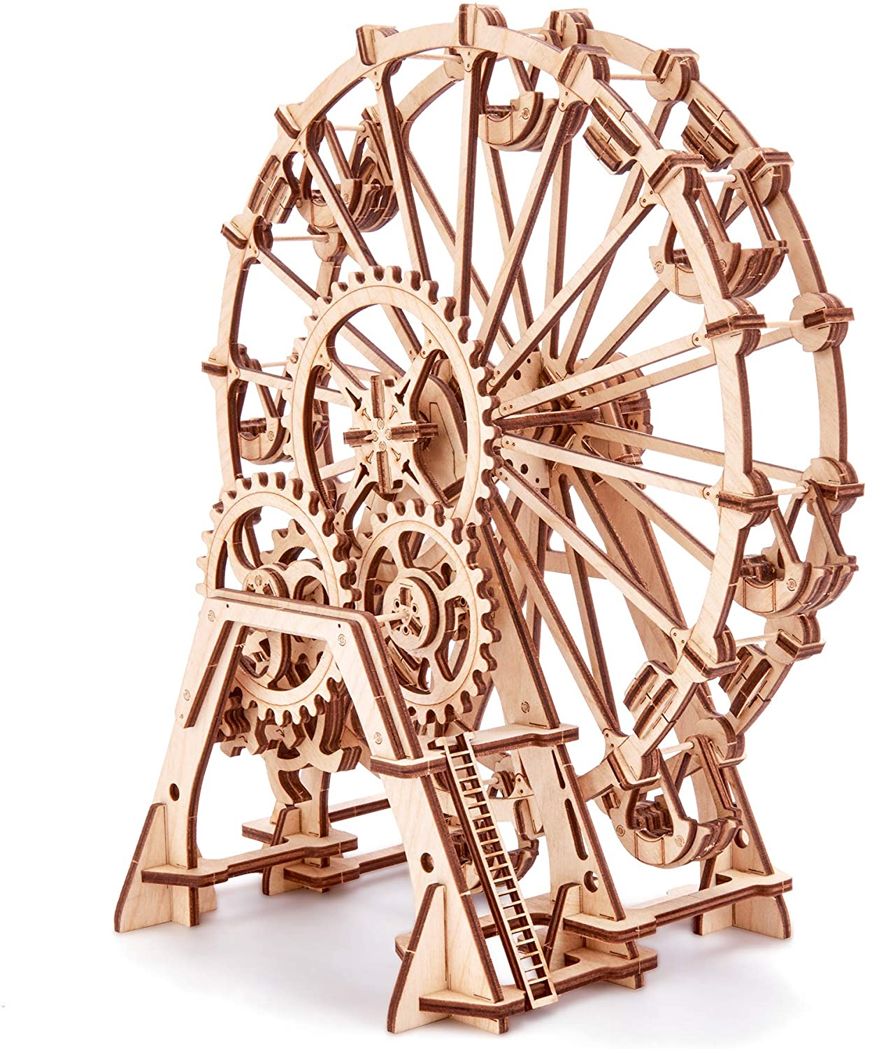 Wood Trick Observation Wheel Toy Model Kit for Adults and Kids to Build