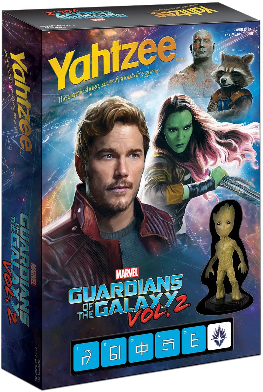 Yahtzee Marvel Guardians of The Galaxy 2 Edition