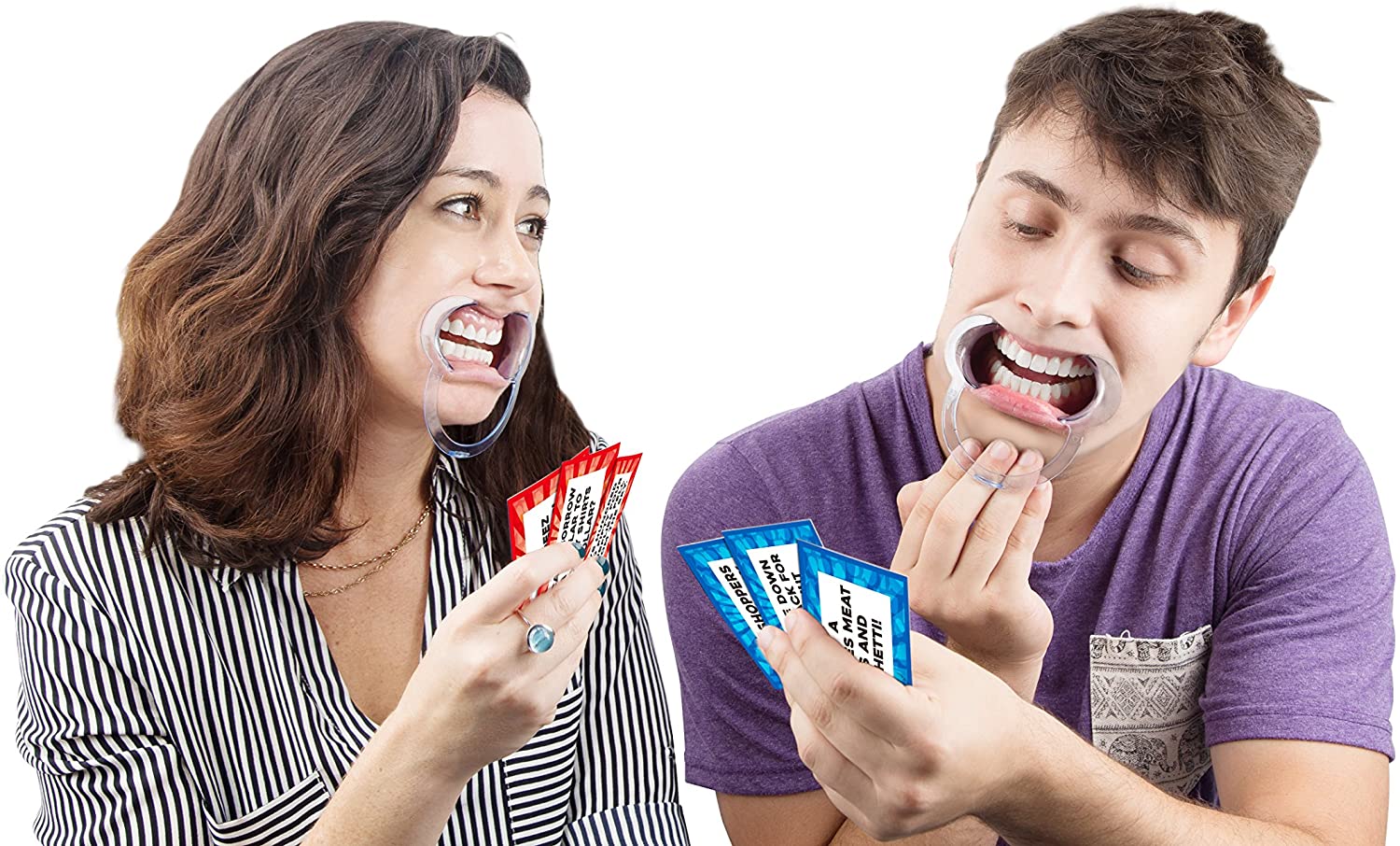 ZURU 28162 Mouthfull Family Party Game with Mouthpieces TopToy