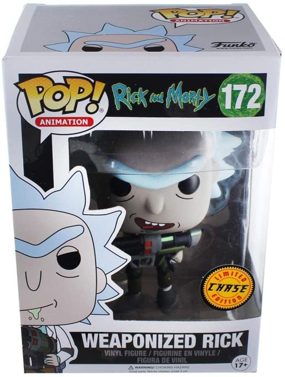 Rick and Morty Weaponized Rick Pop! Vinyl Figure CHASE (Chase Version ...