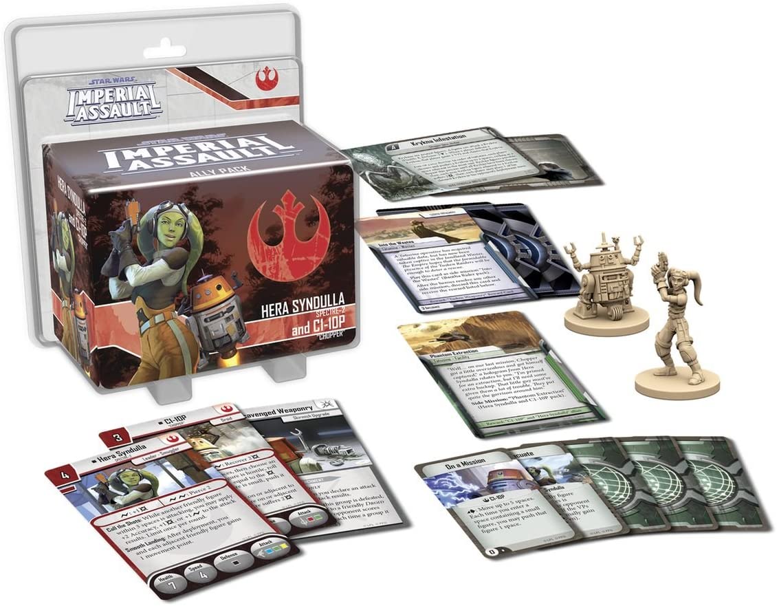 Hera Syndulla and C1-10P Ally Asmodee FFGSWI43 Imperial Assault Star Wars