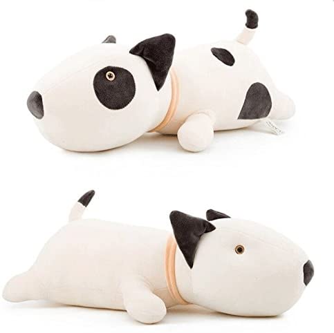 Vintoys Bull Terrier Dog big hugging pillow soft plush toy stuffed animals White 21" - Image 2