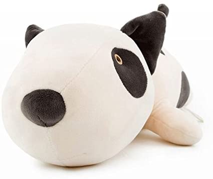 Vintoys Bull Terrier Dog big hugging pillow soft plush toy stuffed animals White 21" - Image 3