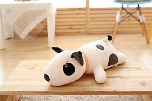 Vintoys Bull Terrier Dog big hugging pillow soft plush toy stuffed animals White 21" - Image 4