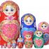 YAKELUS 10pcs Russian Nesting Dolls Matryoshka handmade1051