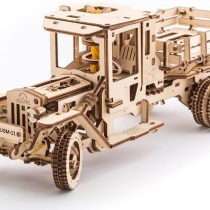 Ugears Truck UGM-11 &ndash; Self-Propelled Modular Mechanical Model - 3D Wooden Puzzle for Self-Assembly Without Glue - Brainteaser for Kids, Teens and Adults