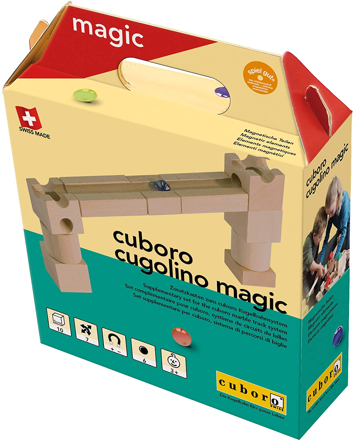 Cuboro Cugolino Magic (10 Piece Bridge Supplementary Set) – TopToy