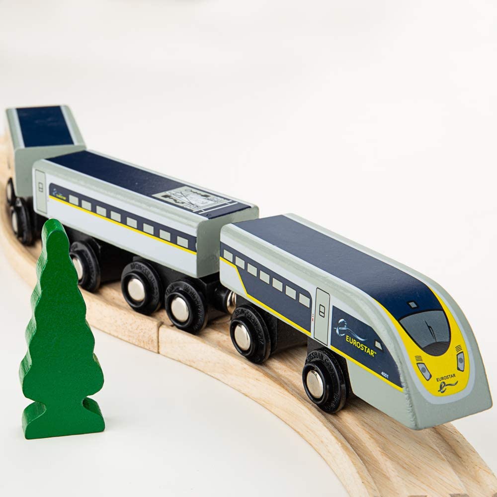 Bigjigs Rail Eurostar Train Toy Wooden Toys Pendolino Train Toy Train Train Toy for