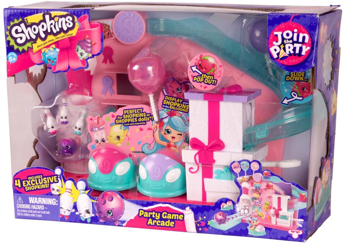 Shopkins Join the Party Large Playset – Party Game Arcade – TopToy